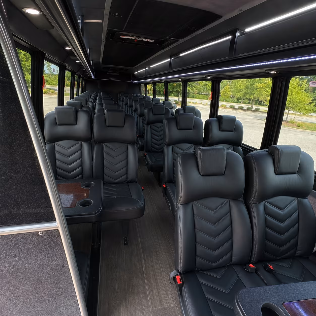 San Diego Airport Shuttle & Transportation party bus exterior