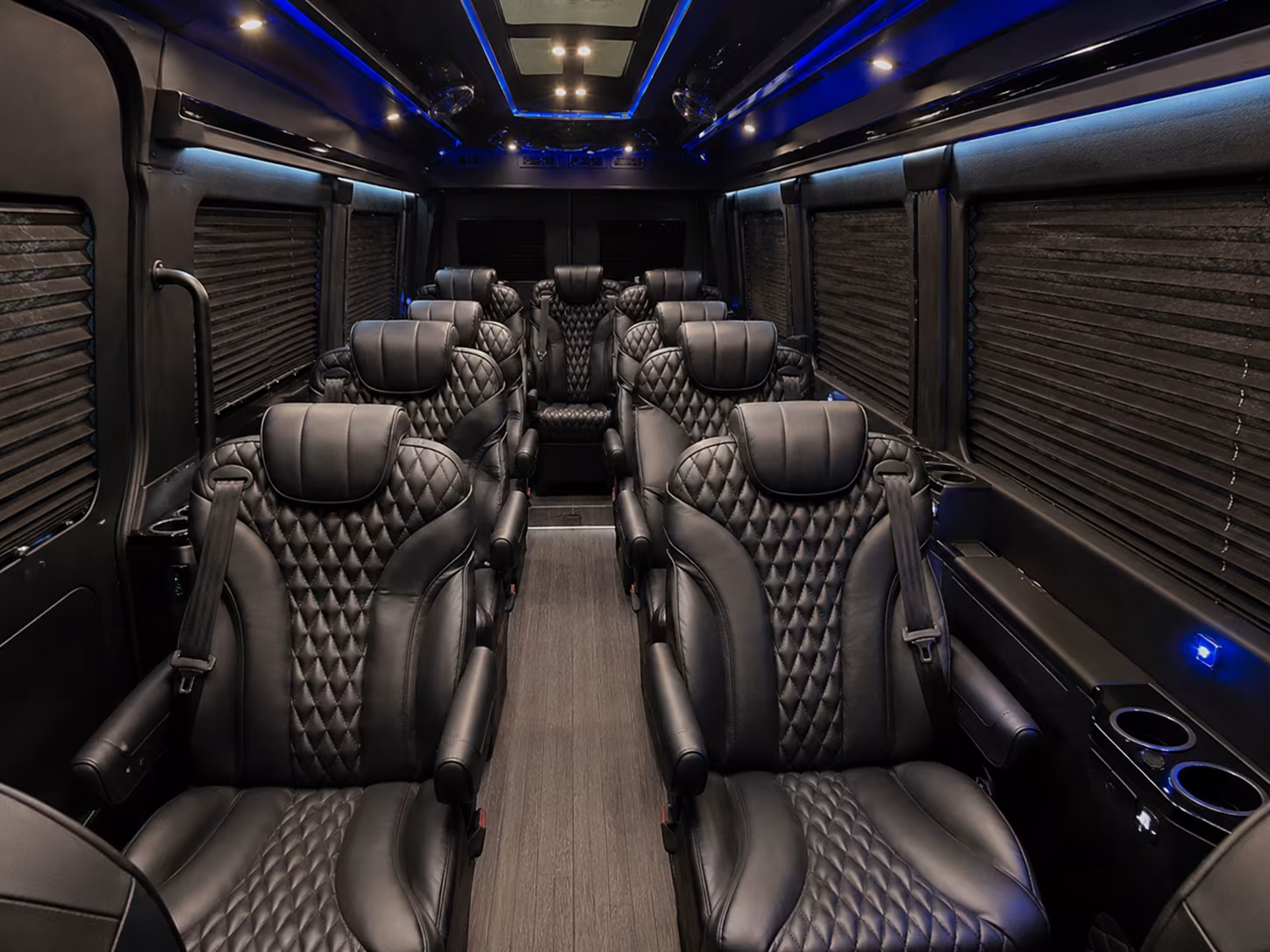 San Diego Airport Shuttle & Transportation onboard seating