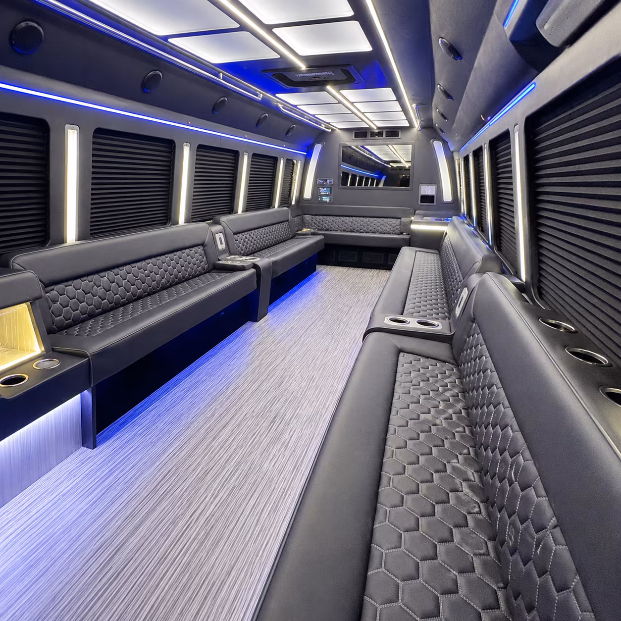 San Diego Birthday, Sweet 16, & Quinceañera Transportation onboard seating