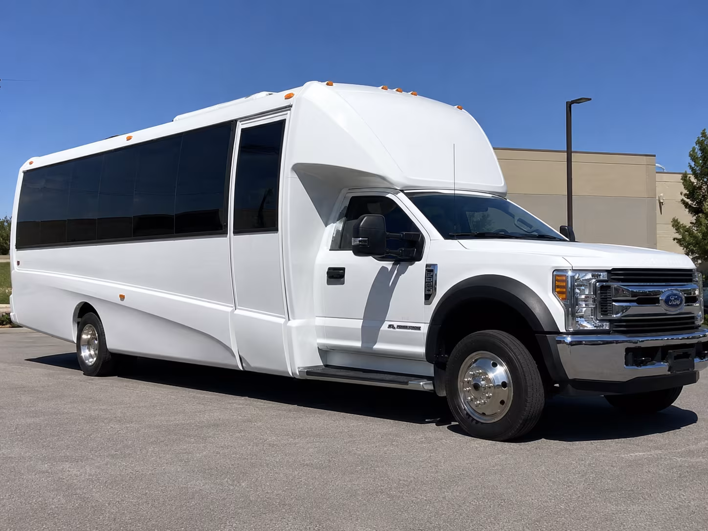 San Diego School Event Transportation party bus exterior
