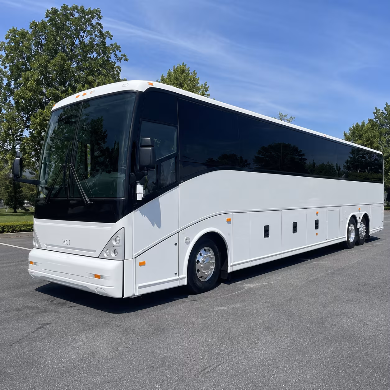 San Diego School Event Transportation party bus exterior