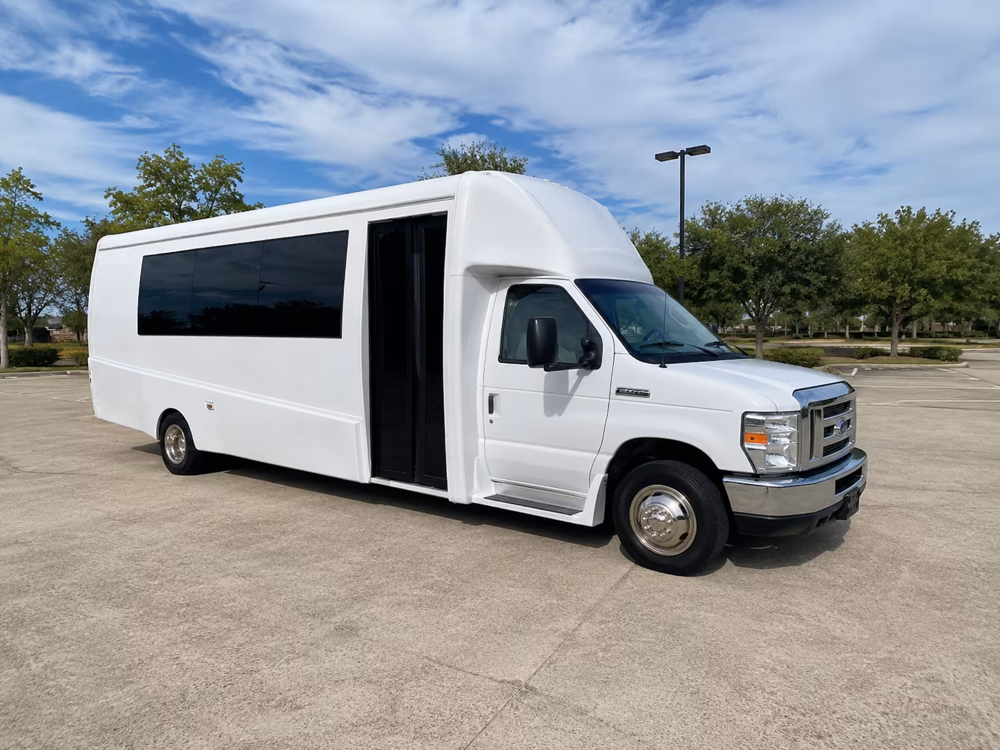 San Diego Sporting Event Transportation party bus interior