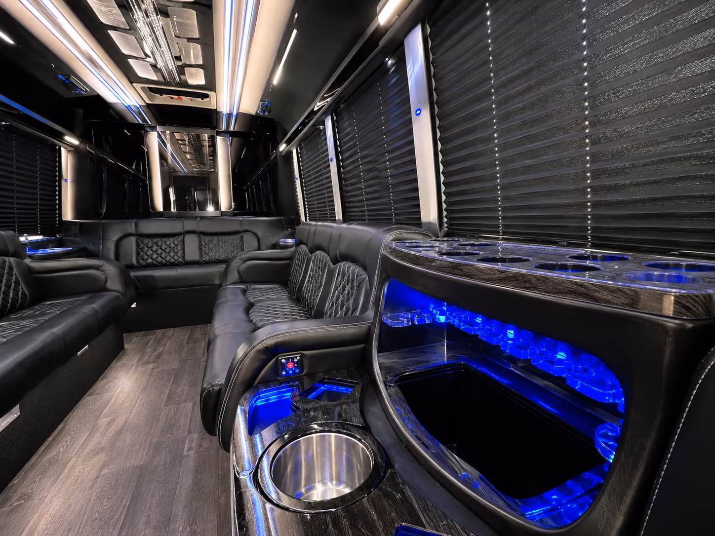 San Diego Wedding Transportation party bus exterior