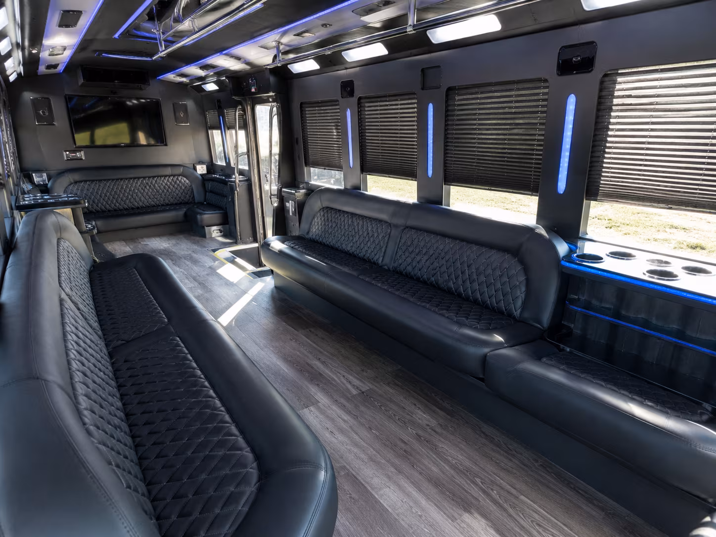 San Diego Wedding Transportation party bus exterior