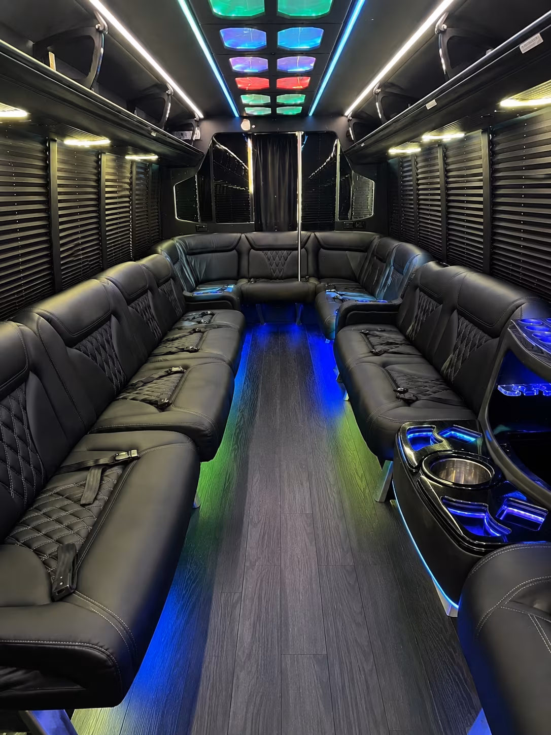 San Diego Wedding Transportation party bus exterior