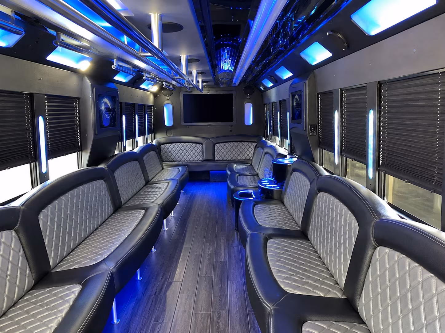 San Diego Wedding Transportation party bus exterior