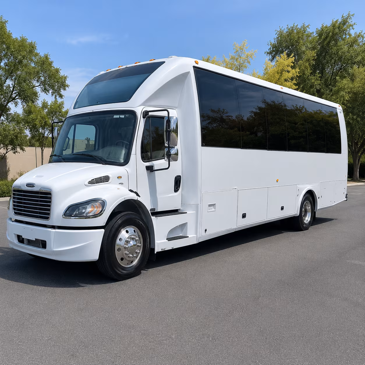 San Diego Wedding Transportation party bus exterior