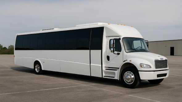 Exterior of Charter Bus Company Chula Vista's 20 Passenger Party Bus in Chula Vista
