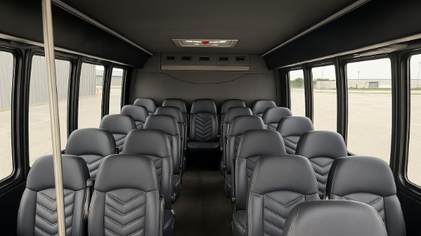 25 passenger minibus interior